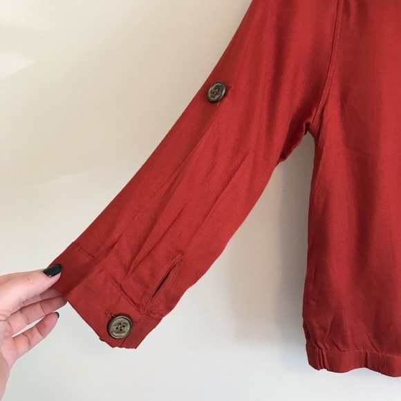 MINE | Burnt Orange Utility Jacket - Picture 5 of 6